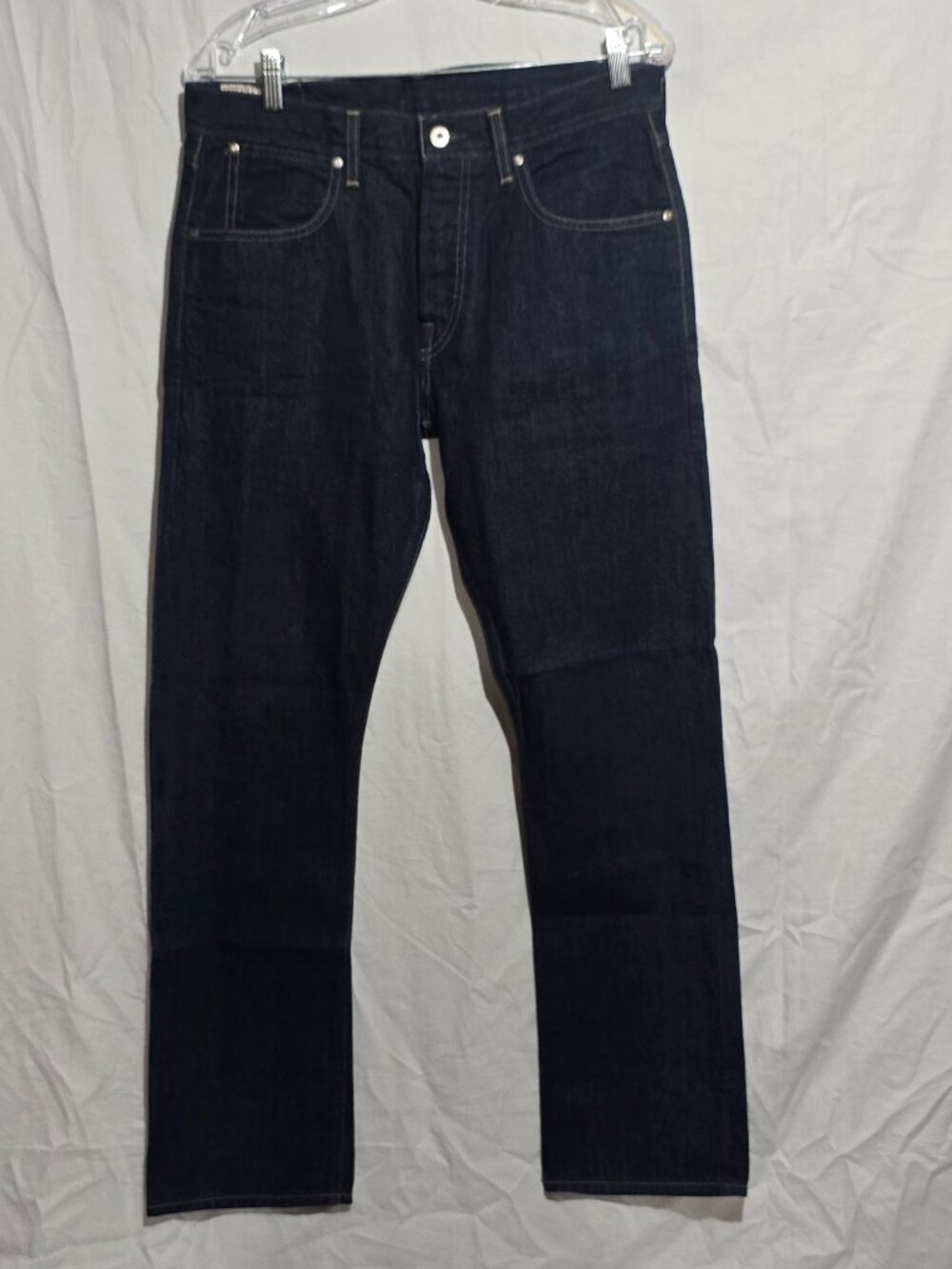 Wallace & Barnes Made in USA Rinse Indigo Dyed Selvedge Denim Slim Fit Sz 30x30*